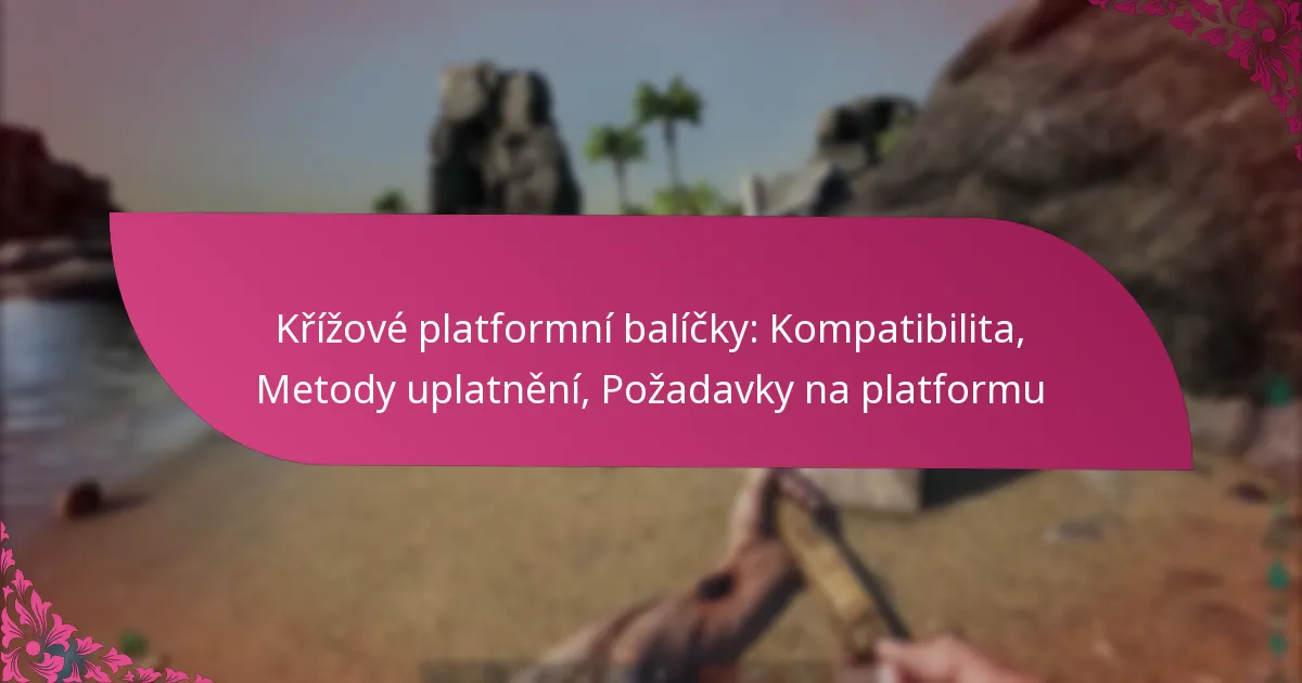 Křížové platformní balíčky: Kompatibilita, Metody uplatnění, Požadavky na platformu