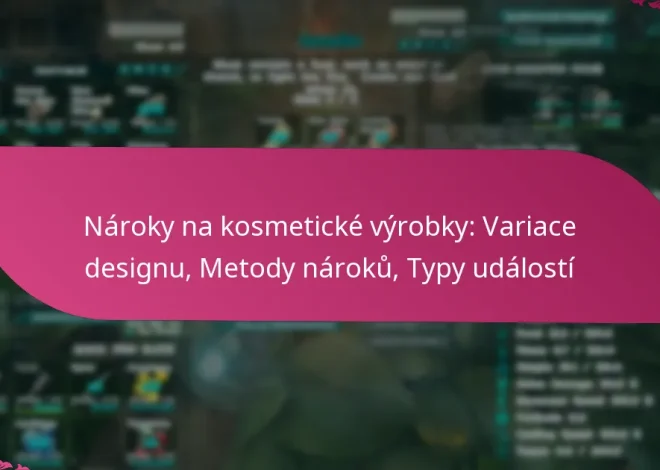 Nároky na kosmetické výrobky: Variace designu, Metody nároků, Typy událostí