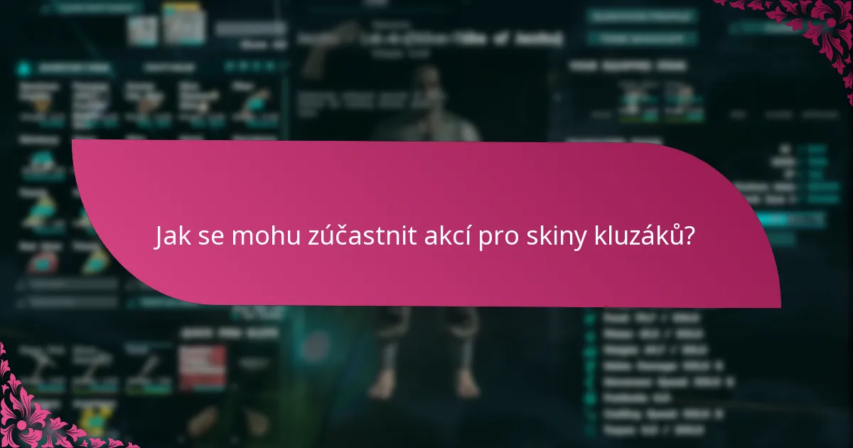 Jaký je proces pro nárokování skinů kluzáků?