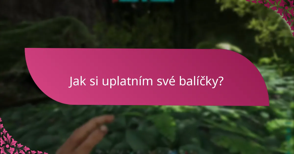 Na jakých platformách je možné uplatnit balíčky?