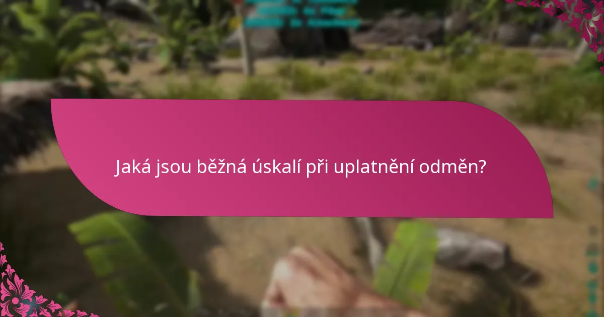 Jaké podpůrné zdroje jsou k dispozici pro uplatnění odměn?