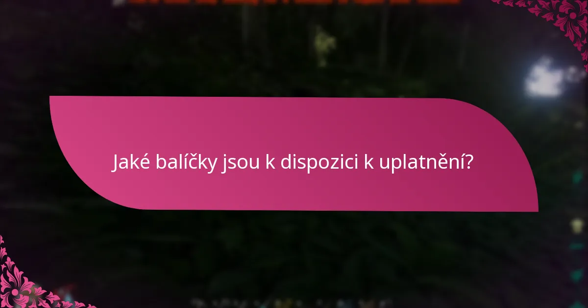 Jaké jsou běžné problémy s uplatněním balíčků?