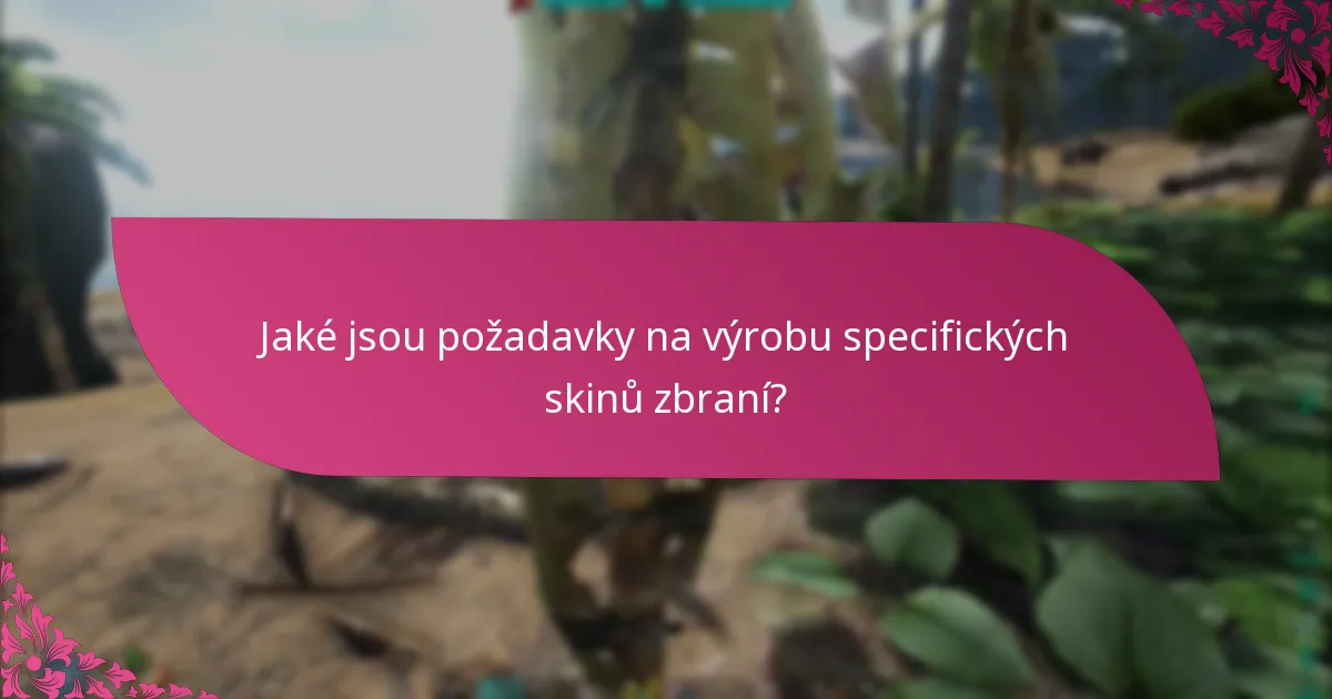 Jak si skiny zbraní vedou z hlediska preference hráčů?