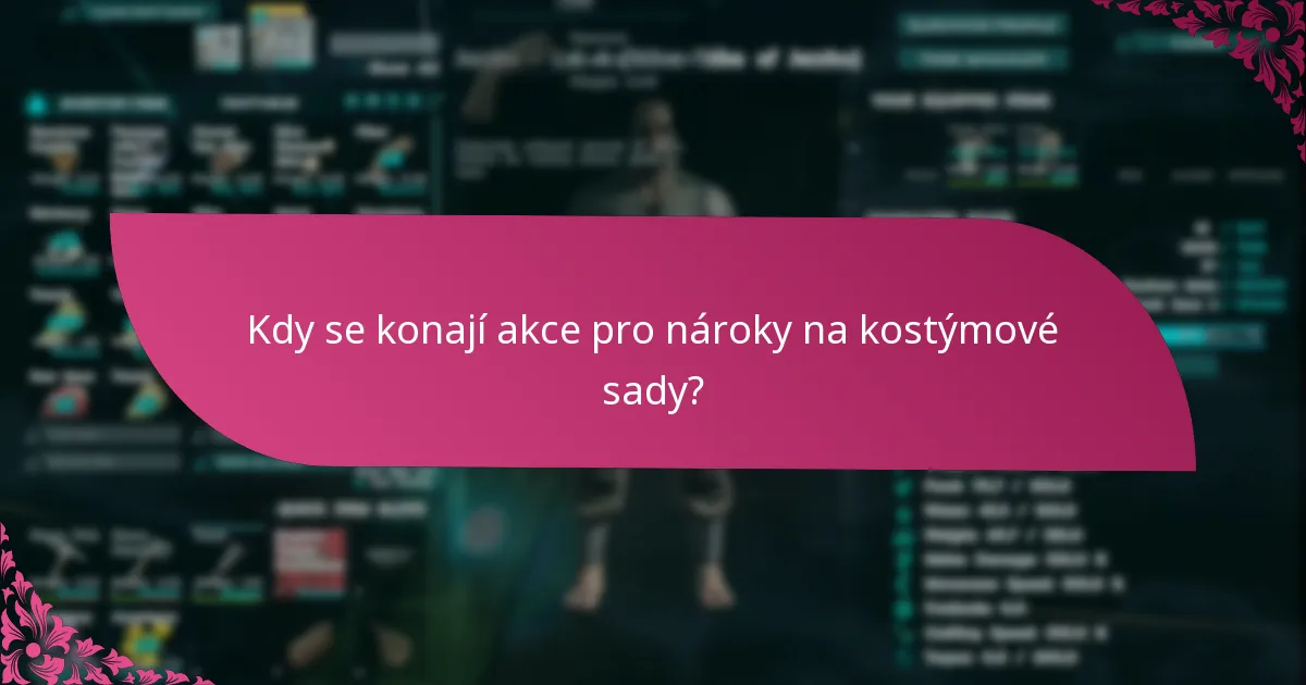 Které platformy nabízejí kostýmové sady?